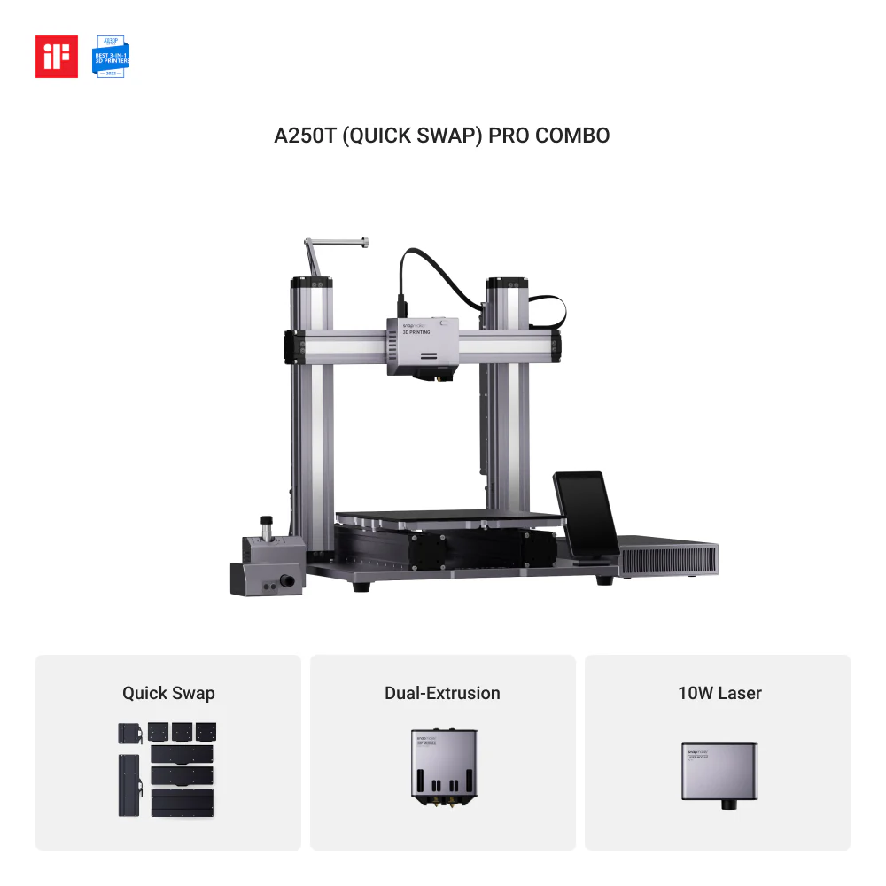 Snapmaker 2.0 Modular 3-in-1 3D Printer A250T - Image 10