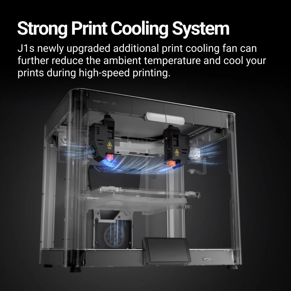 Snapmaker J1s High Speed IDEX 3D Printer - Image 9